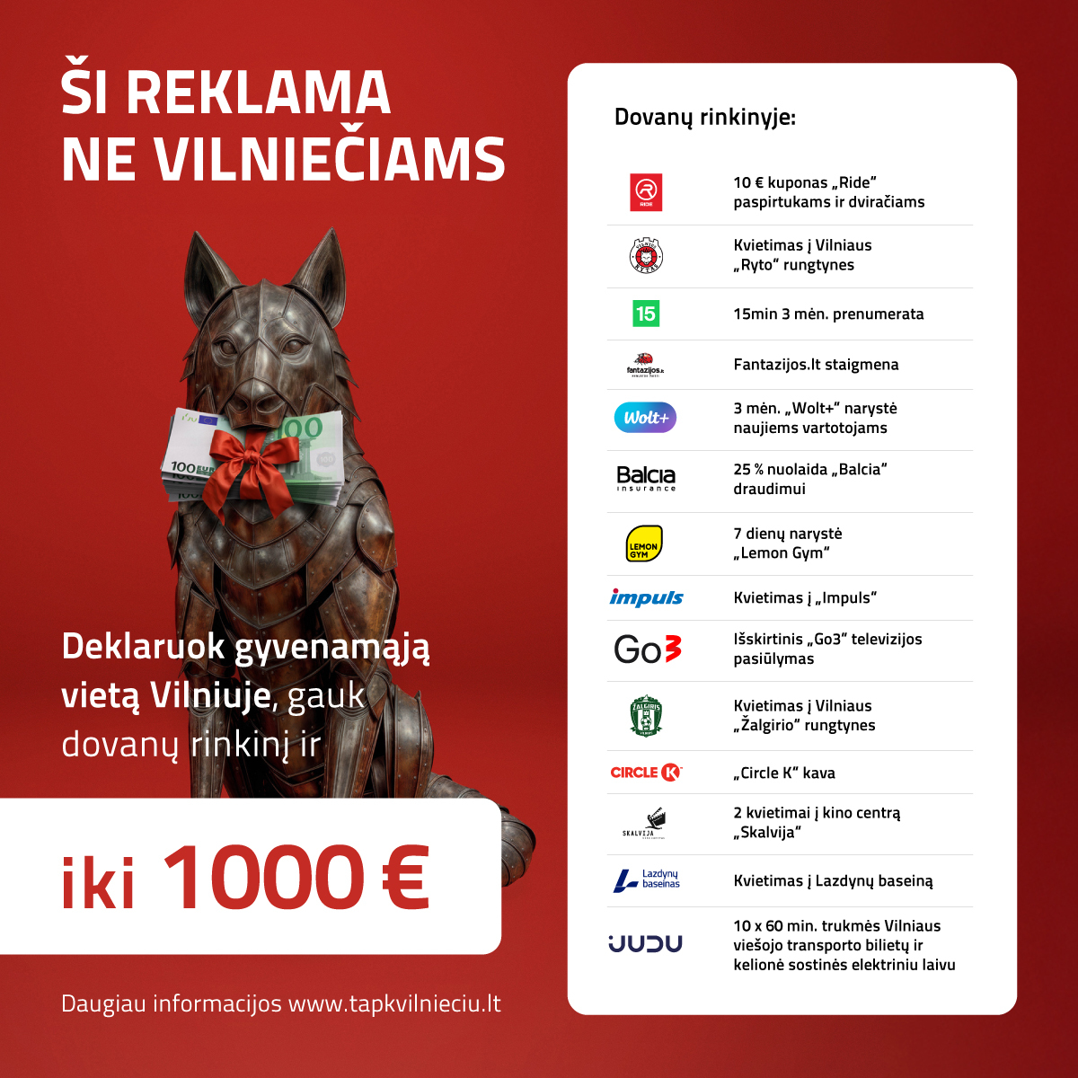 Gyvenate Vilniuje? Deklaruokite!