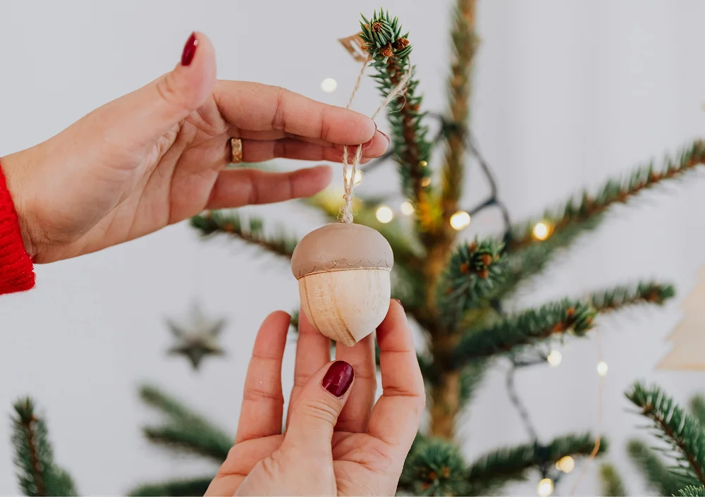 Kalėdiniai žaisliukai – miško gėrybės